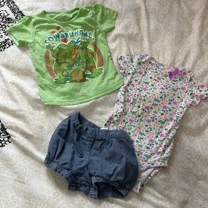 Baby 18 months Turtle 3 pc set